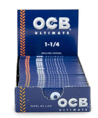 blue cigarette papers OCB Ultimate Cigarette Papers 1 1/4 blue cigarette papers OCB Ultimate Cigarette Papers 1 1/4
