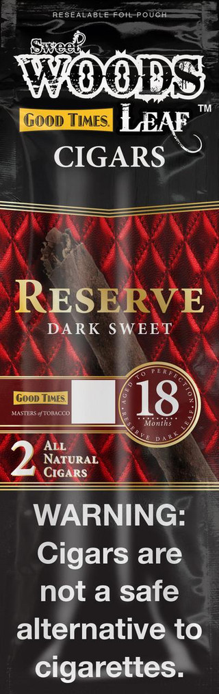 good times tobacco Sweet Woods Natural Good Times 6 packs of