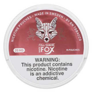 White Fox Full Charge All White Nicotine Pouches 5Pk/15 20mg