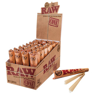are raw cones a tobacco product Pre Rolled Cones for Cigarettes RAW LEVEL 3.3" Classic Cones