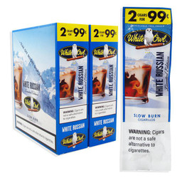 White Owl Cigarillos White Russian 30 Pouches of 2 White Owl Cigarillos White Russian 30 Pouches of 2