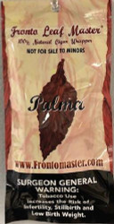 Fronto Leaf Master Cigar Leaf Palma 1Ct, image of a brown cigar leaf inside packaging with product name and warning labels. Fronto Leaf Master Cigar Leaf Palma 1Ct, image of a brown cigar leaf inside packaging with product name and warning labels.