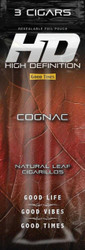Good Times #HD Cigarillos Cognac 15 Packs of 3
