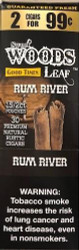Good Times Sweet Woods Rum 15 Pouches of 2, packaging box with images of rum cigar pouches and product details. Good Times Sweet Woods Rum 15 Pouches of 2, packaging box with images of rum cigar pouches and product details.