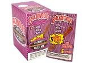 Altadis Backwoods Honey Berry Cigars 8/5Ct, image showing the packaging of honey berry flavored cigars in a box with vibrant colors and branding. Altadis Backwoods Honey Berry Cigars 8/5Ct, image showing the packaging of honey berry flavored cigars in a box with vibrant colors and branding.