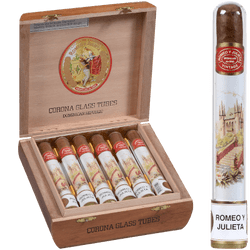 Romeo Y Julieta Vintage Corona Glass Tube 12 Ct. Box 5.50X44 Romeo Y Julieta Vintage Corona Glass Tube 12 Ct. Box 5.50X44