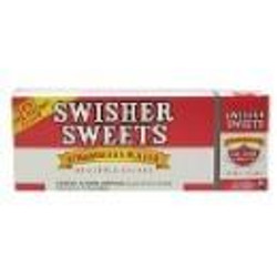 Swisher International Swisher Sweets Little Cigars Strawberry, packaging box with red, yellow, and white design featuring strawberry flavor indication. Swisher International Swisher Sweets Little Cigars Strawberry, packaging box with red, yellow, and white design featuring strawberry flavor indication.