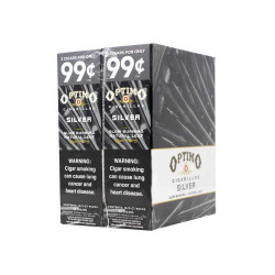 Optimo Cigarillos Foil Pack Silver 30 Packs of 2