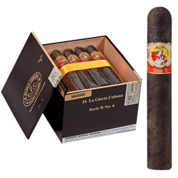 La Gloria Cubana Cigars Serie R No. 6 Maduro (No Cello) 24 Ct. Box 5.88X60 La Gloria Cubana Cigars Serie R No. 6 Maduro (No Cello) 24 Ct. Box 5.88X60