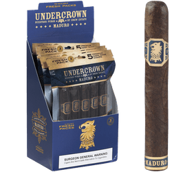 Undercrown Cigars Maduro Gran Toro Five-packs 5/5 Ct. Box 6.00x52 Undercrown Cigars Maduro Gran Toro Five-packs 5/5 Ct. Box 6.00x52
