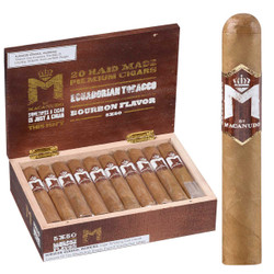 Macanudo M Bourbon Cigars Robusto 20 Ct. Box 5.00x50