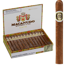 Macanudo Cigars Cafe Petit Corona 25 Ct. Box 5.00X38