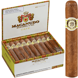 Macanudo Cigars Cafe Duke Of York 25 Ct. Box 5.25X54 Macanudo Cigars Cafe Duke Of York 25 Ct. Box 5.25X54
