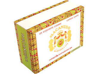 Macanudo Cigars Cafe Lords 25 Ct. Box 4.75X49