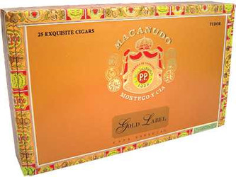 Macanudo Cigars Gold Label Tudor 25 Ct. Box 6.00X52