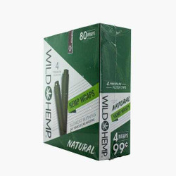 Wild Hemp Wraps Natural 20/4 Ct