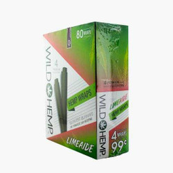 Wild Hemp Wraps Limeade 20/4 Ct