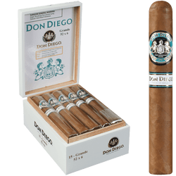 Don Diego Cigars Grande 15 Ct. Box 6.00X52 Don Diego Cigars Grande 15 Ct. Box 6.00X52