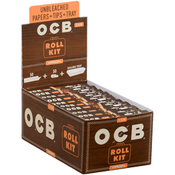 OCB Cigars Unbleached Virgin Papers 1 �� Roll Kit 20 Ct. Box OCB Cigars Unbleached Virgin Papers 1 �� Roll Kit 20 Ct. Box