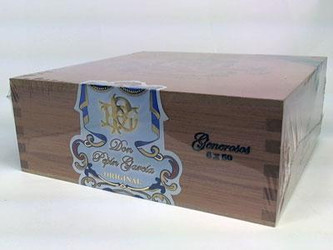Don Pepin Garcia Cigars Original Generosos Toro 24 Ct. Box, wooden cigar box with decorative label and branding for premium cigars.