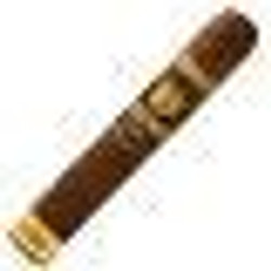 Plasencia Alma Fuerte Robusto, close-up of the cigar highlighting its dark wrapper and band, measuring 5.25 inches with a 52 ring gauge.