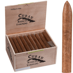 Cuban Rejects Cigars Torpedo Natural 50 Ct. Box Cuban Rejects Cigars Torpedo Natural 50 Ct. Box