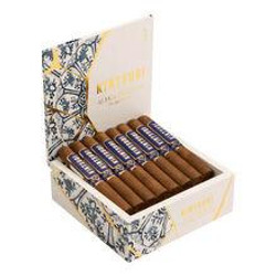 Alec Bradley Alec & Bradley Kintsugi Corona Gorda 24Ct. Box, an open cigar box displaying 24 premium cigars with elegant packaging.