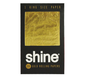 Shine 24K Gold Rolling Paper - 1 Paper Kingsize Shine 24K Gold Rolling Paper - 1 Paper Kingsize
