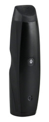 G-Pen G Pen Elite Dry Herb Vaporizer, black portable vaporizer device with a sleek ergonomic design and control button in the center.