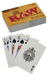 RAW Playing Cards, set of standard deck with face cards and an ace of spades visible.