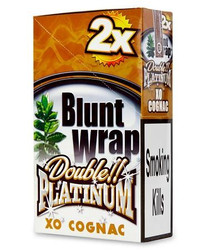 National Almond Honey Double Platinum Blunt Wraps XO Cognac, product packaging featuring branding and flavor details. National Almond Honey Double Platinum Blunt Wraps XO Cognac, product packaging featuring branding and flavor details.