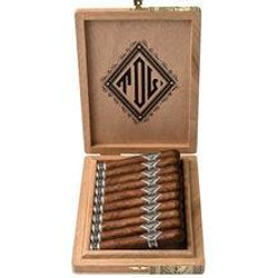 Todos Las Dias Cigars Robusto 10Ct. Box, a wooden box containing ten robust cigars with a striped band around each