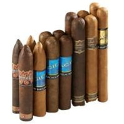 Drew Estate Infused Collection #2 14 Cigars, image showing a variety of cigars from the collection with different sizes and infused flavors.