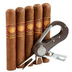 Oliva Cigars Gilberto Oliva Reserva Cigars Sampler + Golf Tool, set of cigars with a golf tool for cigar maintenance and cutting
