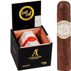 Last Call By AJ Fernandez Maduro Corticas Cigars 25 Ct. Box