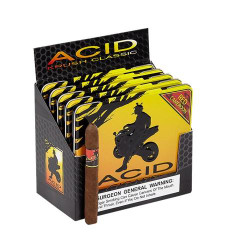 Drew Estate ACID Cigars by Drew Estate Krush Red Cameroon 50Ct, pack of cigars with a box display.
