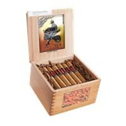 Drew Estate ACID Cigars by Drew Estate Liquid 24Ct. Box, open wooden storage box with 24 cigars inside and branded artwork on the lid.