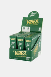 Vibes Organic Hemp Cones King Size Slim 30/3Ct