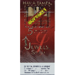 Altadis Hav-A-Tampa Jewels Sweet Cigars B1G1 Pack, packaging featuring the product name and a red-themed design with gold accents. Altadis Hav-A-Tampa Jewels Sweet Cigars B1G1 Pack, packaging featuring the product name and a red-themed design with gold accents.