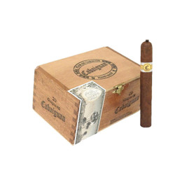 Cabaiguan by Tatuaje Guapos Toro Grande Cigars 20Ct. Box, wooden cigar box with branding and a single cigar standing upright beside it.