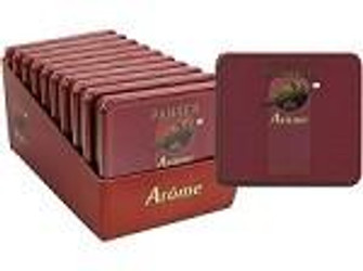 Panter Tobacco Panter Arome Cigarillos, pack of cigarillos in maroon packaging with gold accents Panter Tobacco Panter Arome Cigarillos, pack of cigarillos in maroon packaging with gold accents