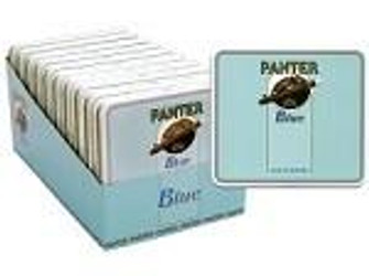 Panter Tobacco Panter Blue Cigarillos, 10 tins of 20 cigarillos each, displayed with packaging visible. Panter Tobacco Panter Blue Cigarillos, 10 tins of 20 cigarillos each, displayed with packaging visible.