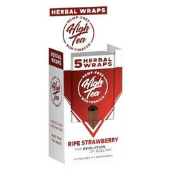 High Tea Wraps Juicy Ripe Strawberry 25/5 Ct