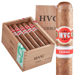 HVC Cerro Natural Toro Cigars 20Ct. Box, a wooden cigar box filled with Toro cigars.