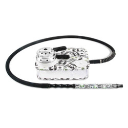 RIP Boxx Acrylic Tabletop Hookah w/ LED Ballerz