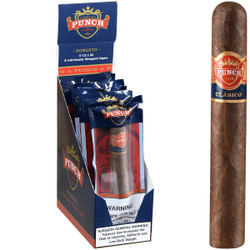 Punch Cigars Freshness Pack Robusto 6ct, packaged cigars with a brown wrapper and Punch branding on the label