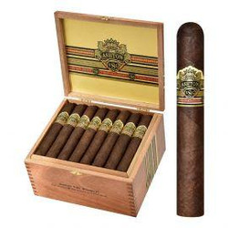 Ashton Cigars Ashton VSG Cigars Wizard 24Ct. Box, open wooden box containing 24 premium cigars with detailed band design. Ashton Cigars Ashton VSG Cigars Wizard 24Ct. Box, open wooden box containing 24 premium cigars with detailed band design.