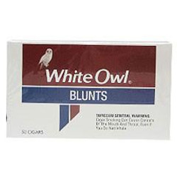 Swedish Match White Owl Blunts Cigars Regular, a pack of cigars with white owl logo and red, blue, and white packaging design. Swedish Match White Owl Blunts Cigars Regular, a pack of cigars with white owl logo and red, blue, and white packaging design.