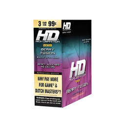 HD Cigarillos Berry Fusion 15 Pouches of 3 HD Cigarillos Berry Fusion 15 Pouches of 3