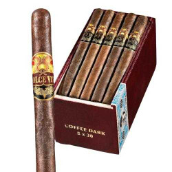 Dolce Vita Cafe Coffee Dark Edition Petite Corona Cigars 25Ct. Box